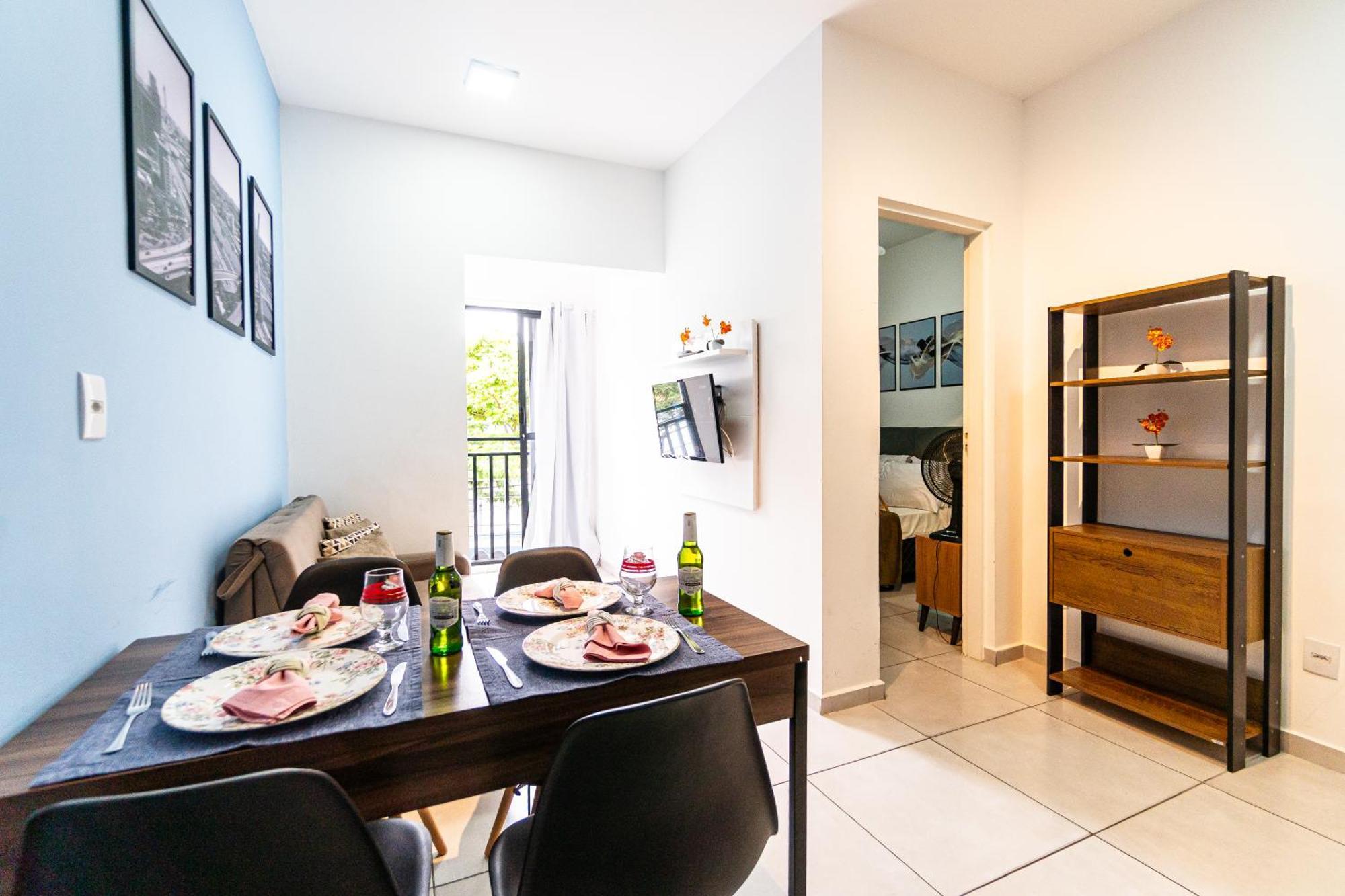 Apartamento Flynow - Aeroporto Sp Expo Metro São Paulo